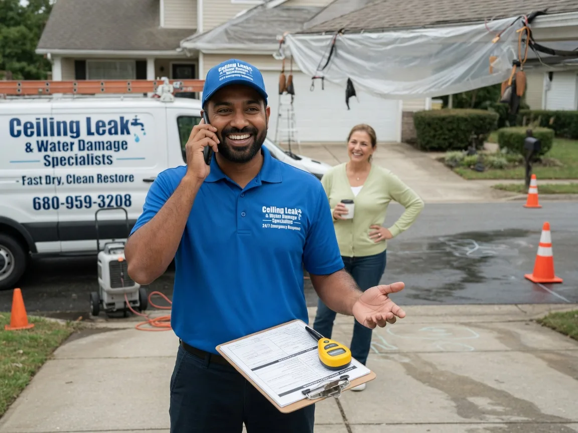 Ceiling Leak Cleanup Niota, TN FAQs